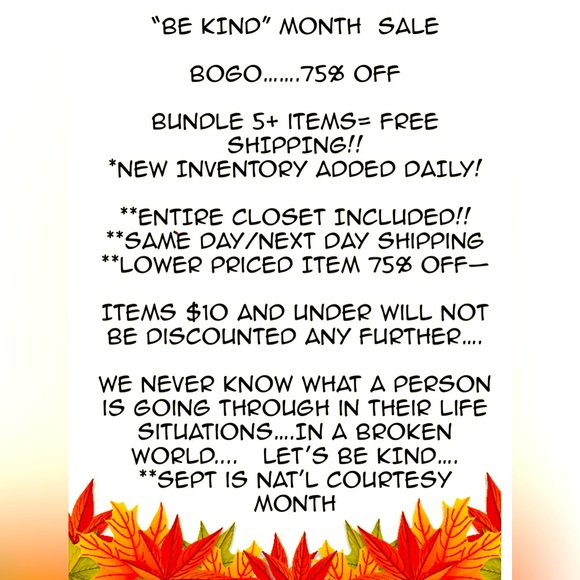 Kindness Sale - Picture 1 of 1